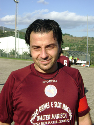 Il capitano Matteo Frazzica - Atl. Roccalumera.