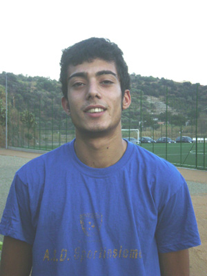 Guglielmo Miano l'autore della rete della vittoria dello Sportinsieme.