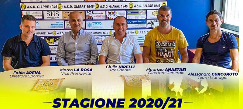 Giarre Calcio - Organigramma 20-21