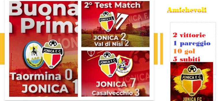 Jonica - Amichevoli precampionato