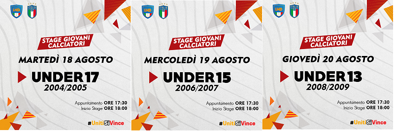 Valle del Mela - Stage Giovani Calciatori