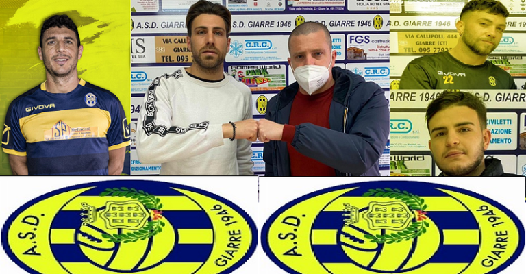 Giarre Calcio - Agiudik, baglione, Famà e Bonaventura