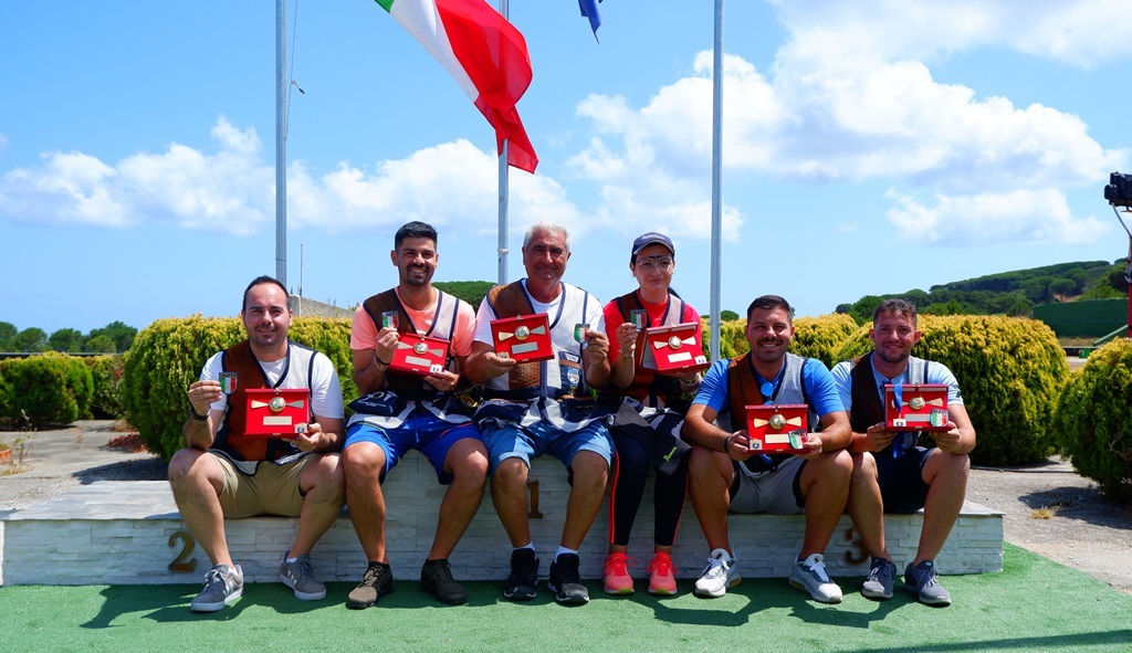 La squadra del TAV Castanea che ha vinto lo Scudetto