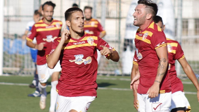 Jonica 21-22 - Coppa Italia Jonica-Città di Taormina - L'esultanza di Esposito