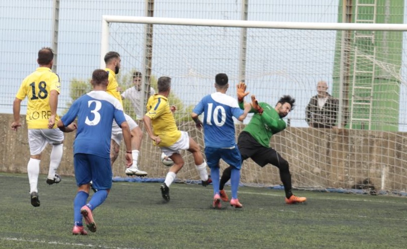 Città di Taormina-Siracusa 1-0 - Il gol di Alessio Emanuele