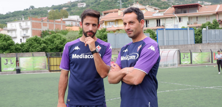 Junior Lab Sport 2022 - I tecnici dell’ACF Fiorentina Claudio Bartolini e Gabriele Andrei