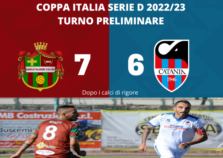 Coppa Italia 22-23 Sancataldese - Catania