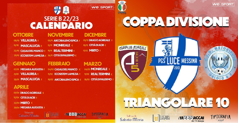 Pgs Luce Messina 22-23 Grafica SERIE B GIRONE H