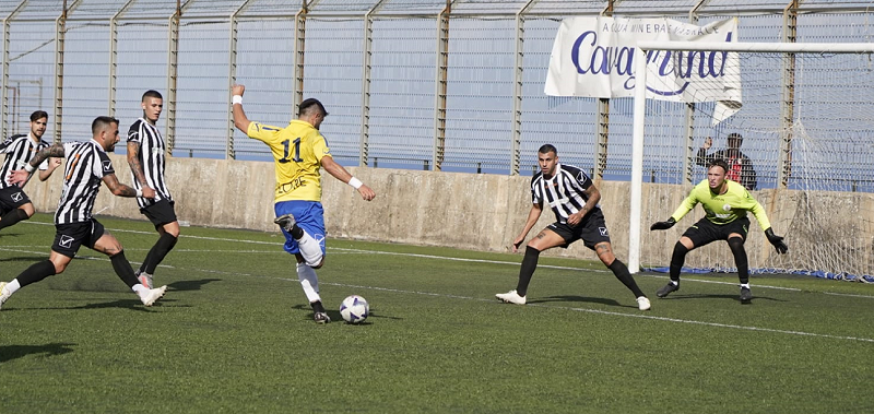 Città di Taormina 22-23 - -Leonzio - Il gol di Antonio Cannavò