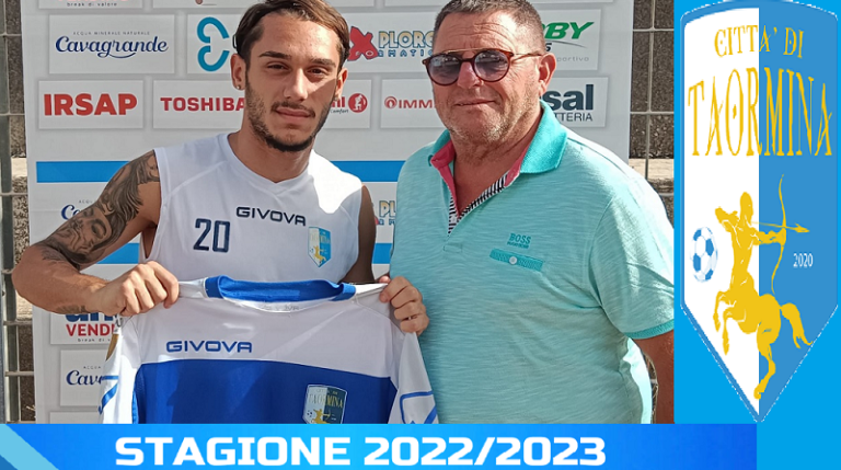 Città di Taormina 22-23 Salvatore Le Mura e il Direttore sportivo Angelo Alessandro