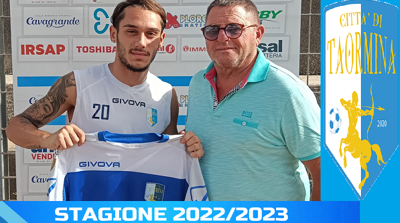 Città di Taormina 22-23 Salvatore Le Mura e il Direttore sportivo Angelo Alessandro