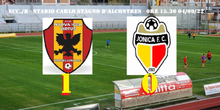 Jonica 22-23 - tabellino igea-jonica