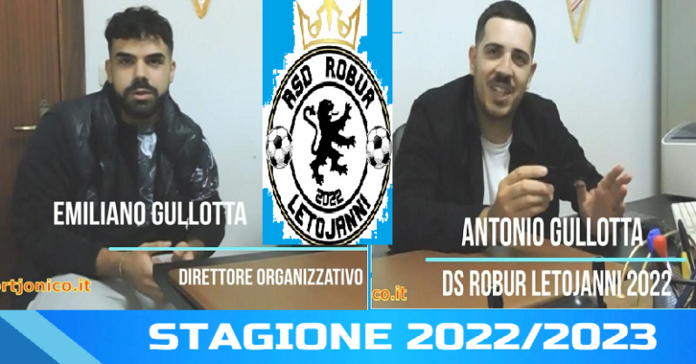 Robur Letojanni 2022 - Emiliano e Antonio Gullotta