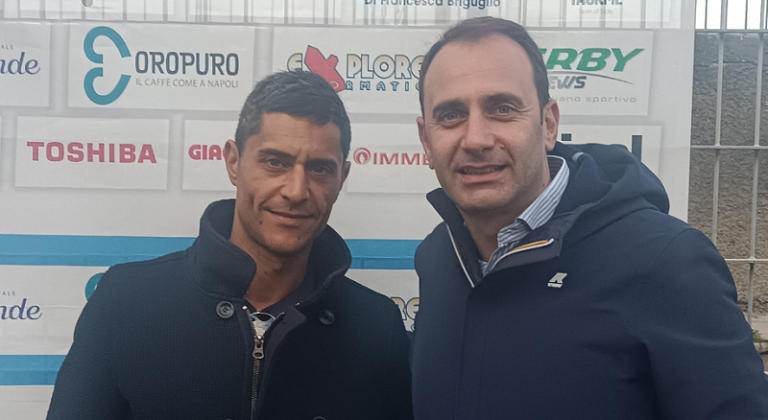 Città di Taormna 22-23 - Giuseppe Lo Presti e il Direttore generale Giovanni Cardullo