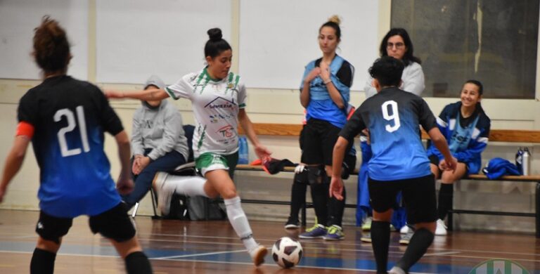 Ferreira assoluta protagonista del match in azione (fonte Uff Stampa Lamezia)