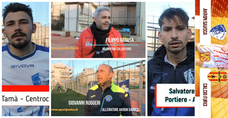 Akron Savoca 22-23 vs Furci interviste