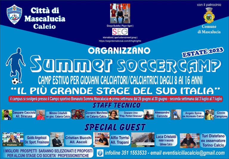 Settore Giovnile - summer cup 23