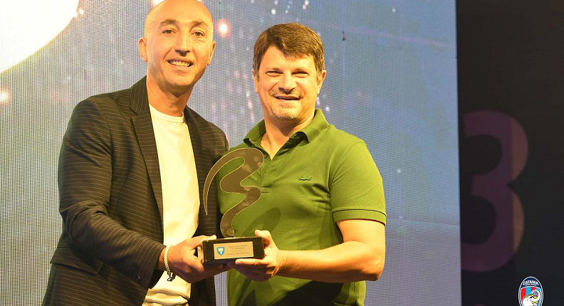 Catania Beach Soccer 23 Giuseppe Bosco premiato