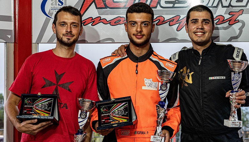 Kart - Premiazione Gara 1 Sprint (foto di Filippo Ciavorella)