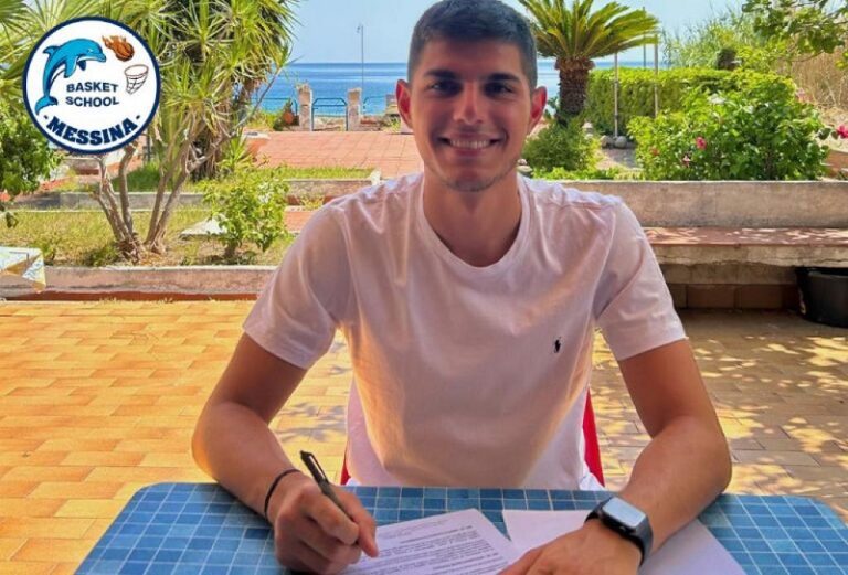 Elia Sidoti firma per la Basket School Messina