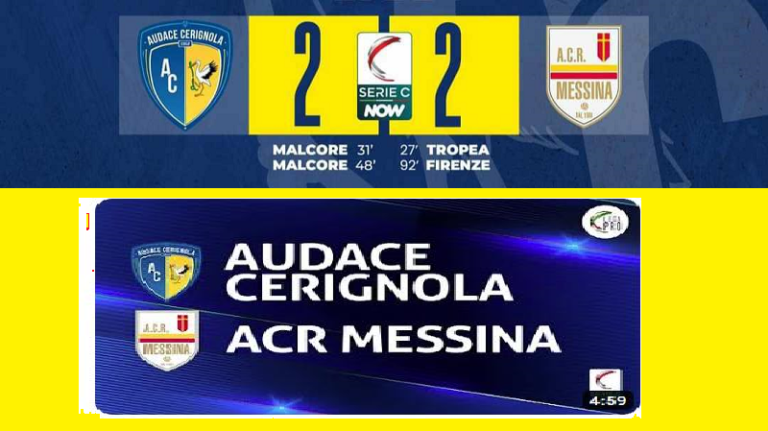 Acr messina 23-24 - Audace Cerignola - Acr messina