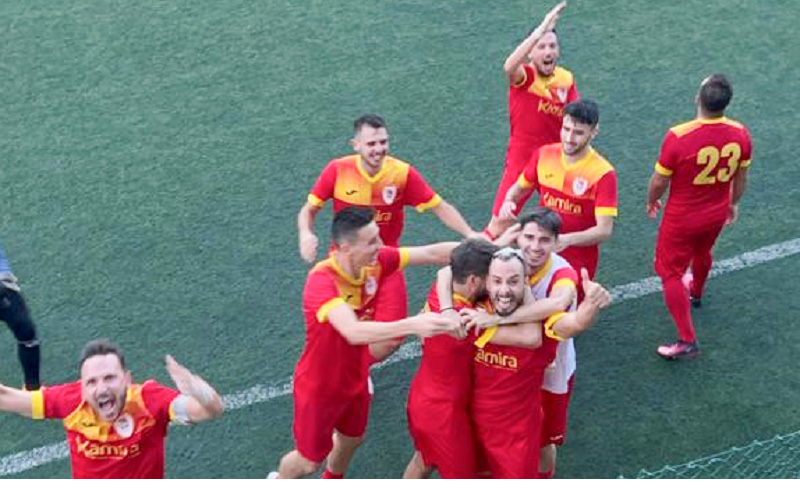 Casalvecchio 23-24 vs Real Itala - gol di costa