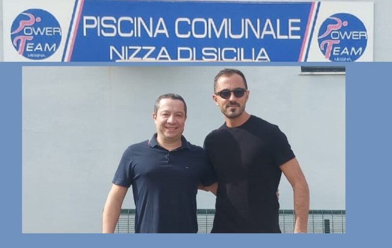 Nuoto - Il presidente Accolla con il__ sindaco Briguglio