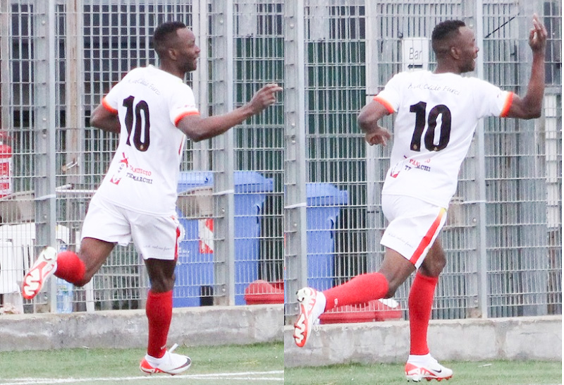 Calcio Furci 23-24 - l'esultanza di Konatè