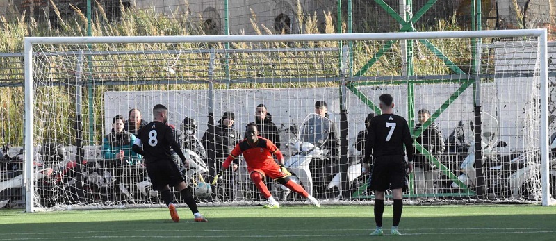 Messana - Milazzo - Il calcio di rigore battuto da Gatto