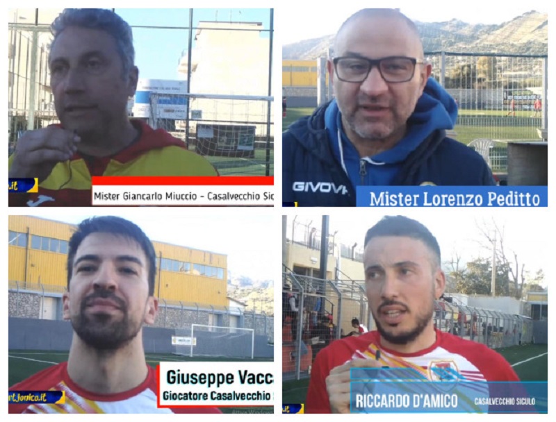 CAsalvecchio vs Itala - Interviste