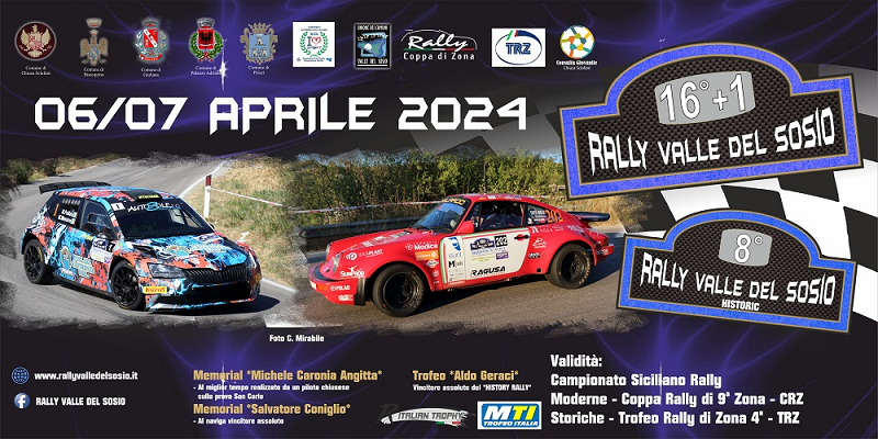 Motori - manifesto rally valle del sosio 2024