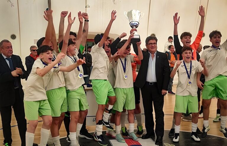 Premiazione JUNIOR SPORT LAB squadra Under 15 CALCIO A 5 1