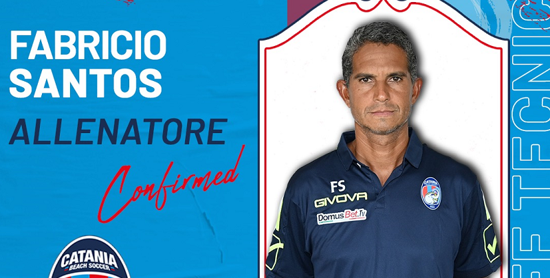Catania Beache soccer 2024 - FABRICIO SANTO mister