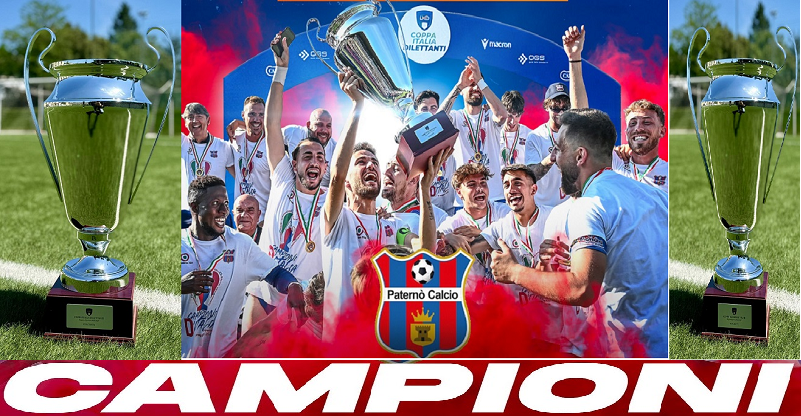 Paternò vinc3e la Coppa Italia