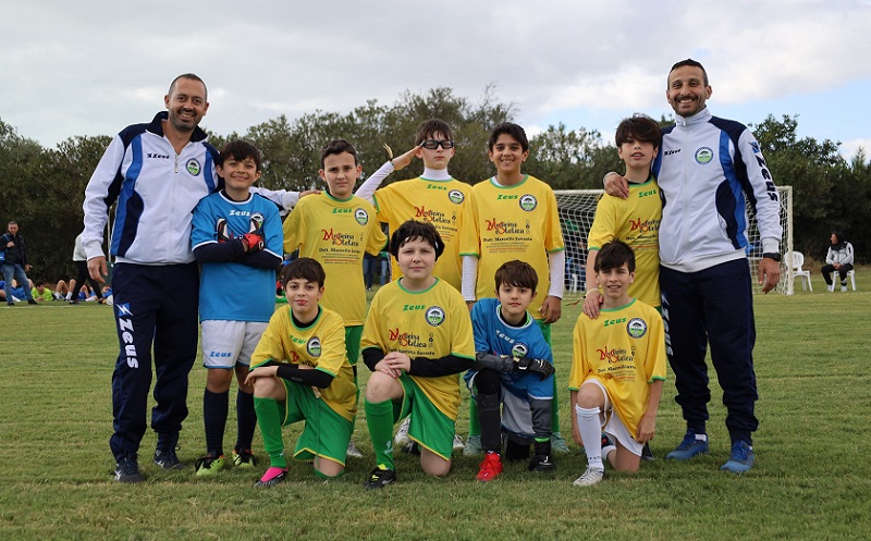 Una squadra impegnata al campionato regionale AICS