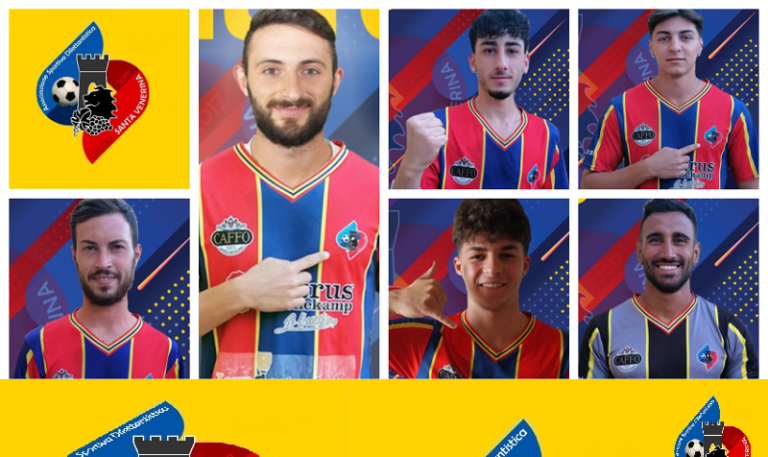 Calcio S. Venerina 24-25 - Enrico De Carlo, Carmelo Nicosia, Filippo Foti, Valerio Calarco, Lorenzo Bonaccorsi, 𝐇𝐚𝐢𝐜𝐡𝐞𝐥 𝐁𝐨𝐮𝐚𝐥𝐥𝐞𝐠𝐮𝐞