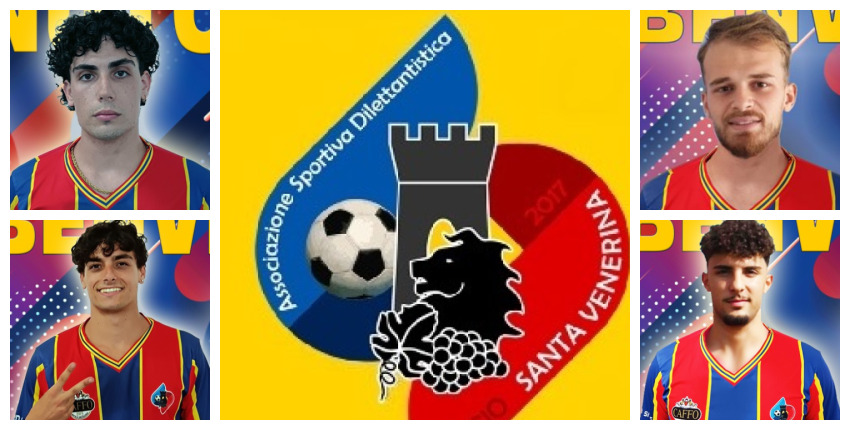 Calcio S. Venerina 24-25 - Flavio e Alessio Valenti, Giuffrida e Isola