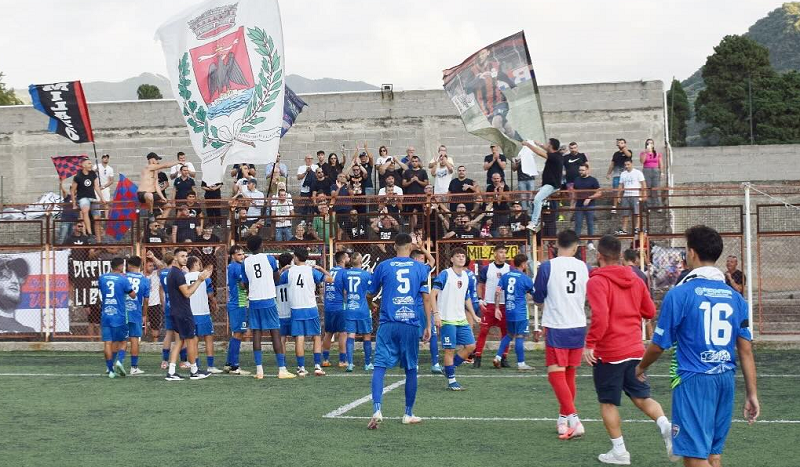 MIlazzo 24-25 - Saluto ai tifosi vs Gioiosa