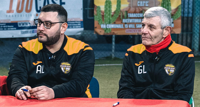 Passion Sport 24-25 - Mister Antonio La Spesa e Pino La Spesa Dirigente accompagnatore