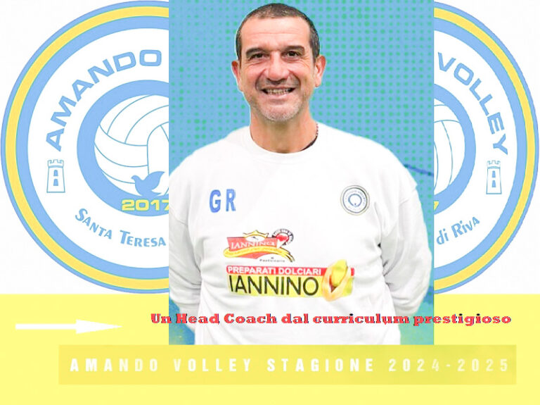 Amando Volley 24-25 coach Rigano