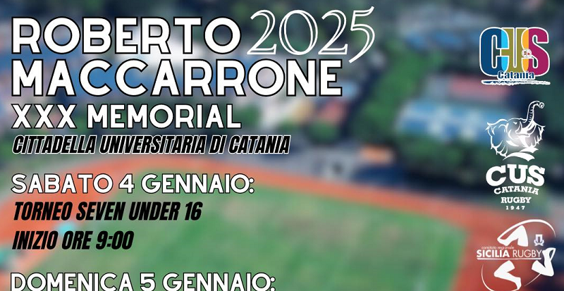 Rugby - Memorial Maccarrone 2025