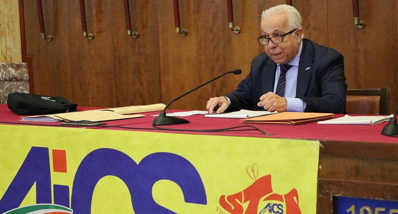 Il presidente AICS Sicilia Lillo Margareci