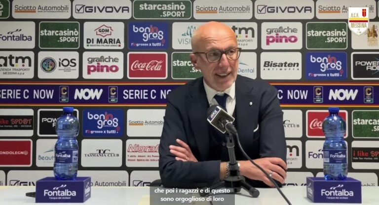 Acr Messina vs Avellino mister Banchieri