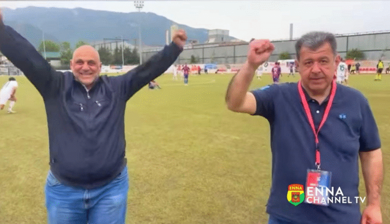 Enna Calcio - Luigi Stompo e Fabio Montesanto