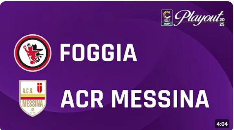 Messina vs Foggia i gol del ritorno