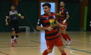 Juan Cruz Caropi in azione (MESSINA FUTSAL)