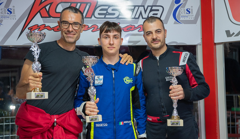 Kart Messina - Podio F2 (foto Salvatore Bonfiglio)