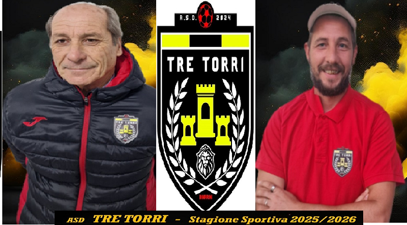 Tre Torri 25-26 mister Natale Ferlito e Giuseppe Adornetto