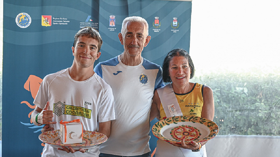 Atletica Leggera - Premiazione vincitori Mattia Guidetti e Luisanna Marrazzo