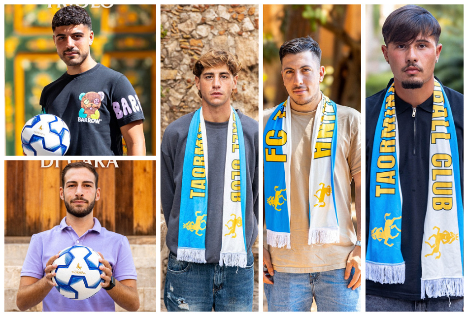 Fc Taormina 25-26 - Triolo, Di Chiara, Cannata, Fichera e Puglisi